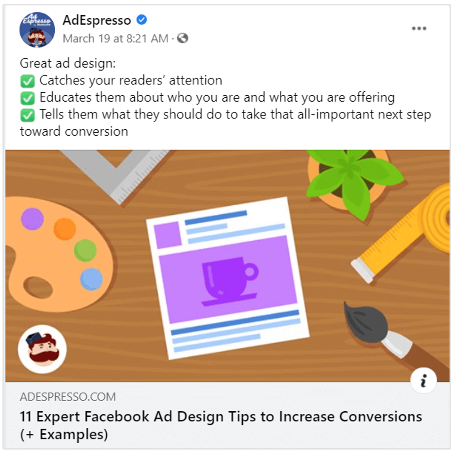 Facebook ad